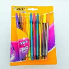 BOLIGRAFO X 10 COLORES BIC FASHION CRISTAL BOLIGRAFO X 10 COLORES BIC FASHION CRISTAL