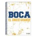 CUADERNO UNIVERSITARIO RAYADO T/D X 80 H MOOVING BOCA JUNIOR