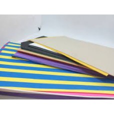 GOMA EVA ESTAMPADA RAYADA FLUO