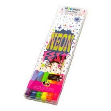 LAPICES DE COLORES X 06 LARGOS MOOVING NEON LAPICES DE COLORES X 06 LARGOS MOOVING NEON