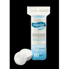 TOALLITAS DESMAQUILLANTES X 80 DISCOS DE ALGODON ALGABO/ESTRELLA