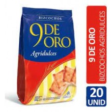 BIZCOCHITOS 9 DE ORO AGRIDULCES X 200 G