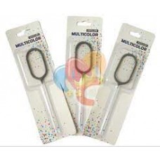 NUMERO ESTRELLITA SPARKLER PLATEADO Nº 0