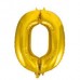 GLOBO NUMERO GRANDE ORO 86 CM Nº 0