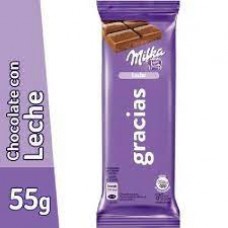 CHOCOLATE MILKA X 55 G LECHE