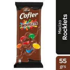 CHOCOLATE COFLER X 55 G ROCKLETS