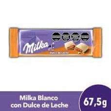 CHOCOLATE MILKA X 67,5 G BLANCO CON DULCE DE LECHE CHOCOLATE MILKA X 67,5 G BLANCO CON DULCE DE LECHE