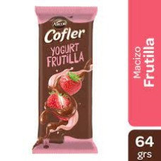 CHOCOLATE COFLER X 64 G YOGURT FRUTILLA