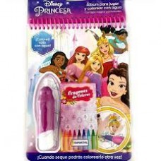 LIBRITO PARA COLOREAR CON AGUA WOW PRINCESAS