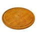 PLATO DE MADERA REDONDO ALGARROBO 20 CM
