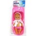 MUÑECA YOLY BELL BAÑANDO MI BEBE CON BANADERA Y SALIDA DE BAÑO ART 164