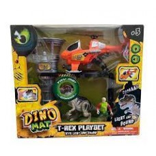 SET DE DINOSAURIOS DINO MAT T-REX LUZ Y SONIDO