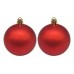 GLOBO NAVIDEÑO 6 CM X 2 ROJO