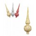 PUNTAL NAVIDEÑO 25 CM DORADO GIBREADO