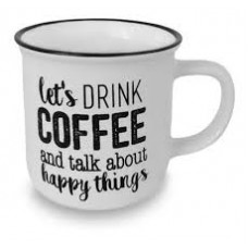 TAZA DE CERAMICA IMITACION ENLOZADO 370 ML