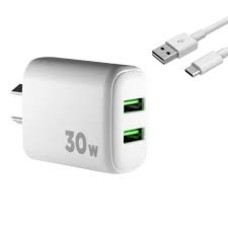 CARGADOR PARA CELULARES MICRO USB XAEA INTENSIFY X 2 30W