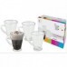 TAZAS DE VIDRIO CAPUCCINO (CAJA X 4) CAROL