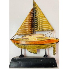 ADORNO DE METAL BARCO