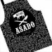 DELANTAL DE COCINA EL REY DEL ASADO CON FRASCO