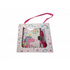DIARIO INTIMO CON CARTERA Y BOLIGRAFO UNICORNIO