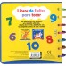 LIBRO DE FIELTRO DINOSAURIOS LOS NUMEROS DEL 1 AL 10
