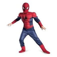 DISFRAZ DE SPIDERMAN CON MUSCULOS TALLE 1 DISFRAZ DE SPIDERMAN CON MUSCULOS TALLE 1