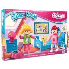 MUÑECO FLOKYS X 2 PIJAMA PARTY CAMI Y SOFI EN CAJA
