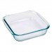 FUENTE DE VIDRIO MARINEX CUADRADA 20 X 18 1,1 LITRO