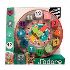 RELOJ DIDACTICO DE MADERA JADORE
