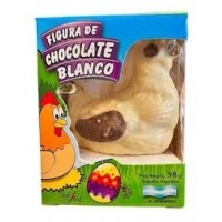 GALLINA DE CHOCOLATE FELFORT X 38 G BLANCO