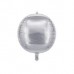 GLOBO DE PAPEL METALIZADO ESFERA 4D CROMO PLATEADO GLOBO DE PAPEL METALIZADO ESFERA 4D CROMO PLATEADO