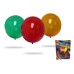 GLOBO CRISTAL 10 PULG. X 50 GLOBOLANDIA COLORES SURTIDOS