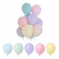 GLOBO LISO 9 PULG. COLORES PASTELES BALONIM X UNIDAD SURTIDOS