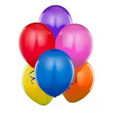 GLOBO METALIZADO X 25 FIESTA LOCA PERLADOS