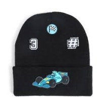 GORRO DE LANA INFANTIL CHIMOLA RACING CAR