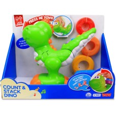 DINOSAURIO DIDACTICO COUNT AND STACK DINO LITTLE LEARNER APRENDE A CONTAR