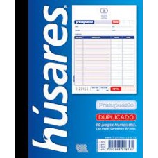 TALONARIO PRESUPUESTO GRANDE HUSARES