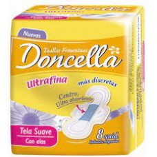 TOALLITAS FEMENINAS DONCELLA ULTRAFINAS X 16