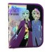 CARTUCHERA 1 PISO FROZEN HOLOGRAFICA PVC LETRA P