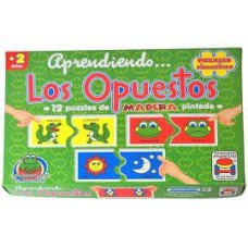 ROMPECABEZAS X 12 APRENDIENDO LOS OPUESTOS