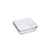 FUENTE DE VIDRIO MARINEX CUADRADA 20 X 18 1,1 LITRO