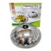 VAPORIERA COLADOR ACERO INOXIDABLE
