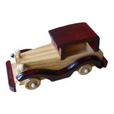 AUTO ANTIGUO DE MADERA MEDIANO
