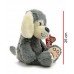 PELUCHE PERRO CON CORAZON 25 CM PHI PHI 3817