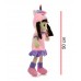 MUÑECA DE PELUCHE CON DISFRAZ 50 CM