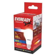 LAMPARA EVEREADY LED 08 W (60 W) LUZ BLANCA