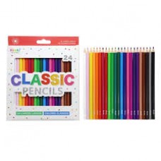 LAPICES DE COLORES X 24 LARGOS KIRUKI