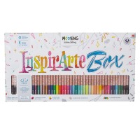 LAPICES DE COLORES X 40 LARGOS MOOVING INSPIRARTE BOX EN CAJA
