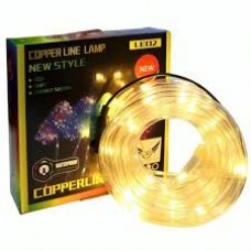 LUCES X 5 METROS MANGUERA BLANCA CALIDA LUCES X 5 METROS MANGUERA BLANCA CALIDA