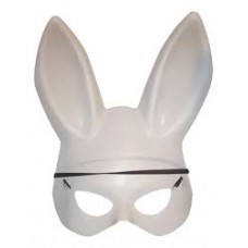 CARETA CONEJA BLANCA MEDIA CARA CARETA CONEJA BLANCA MEDIA CARA